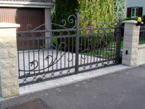 Wrought Iron Swing Gate Door